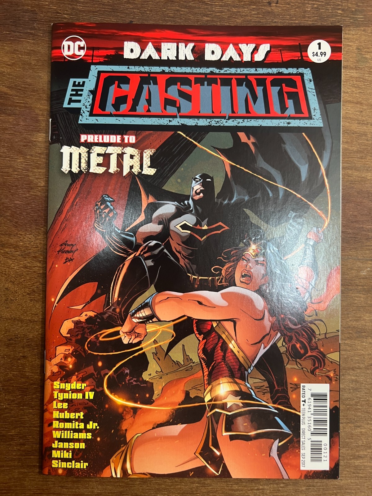 Dark Days The Casting 1 DC Comics Andy Kubert Variant 1st Cameo Dark Nights 2017