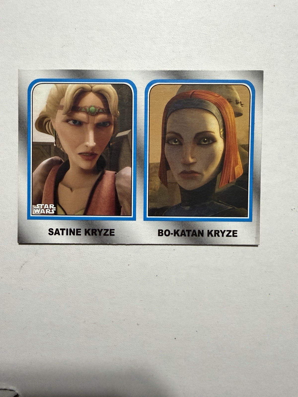2015 Topps Family Legacy FL-8 Satine Kryze, Bo-Katan Kryze SSP Walmart Exclusive