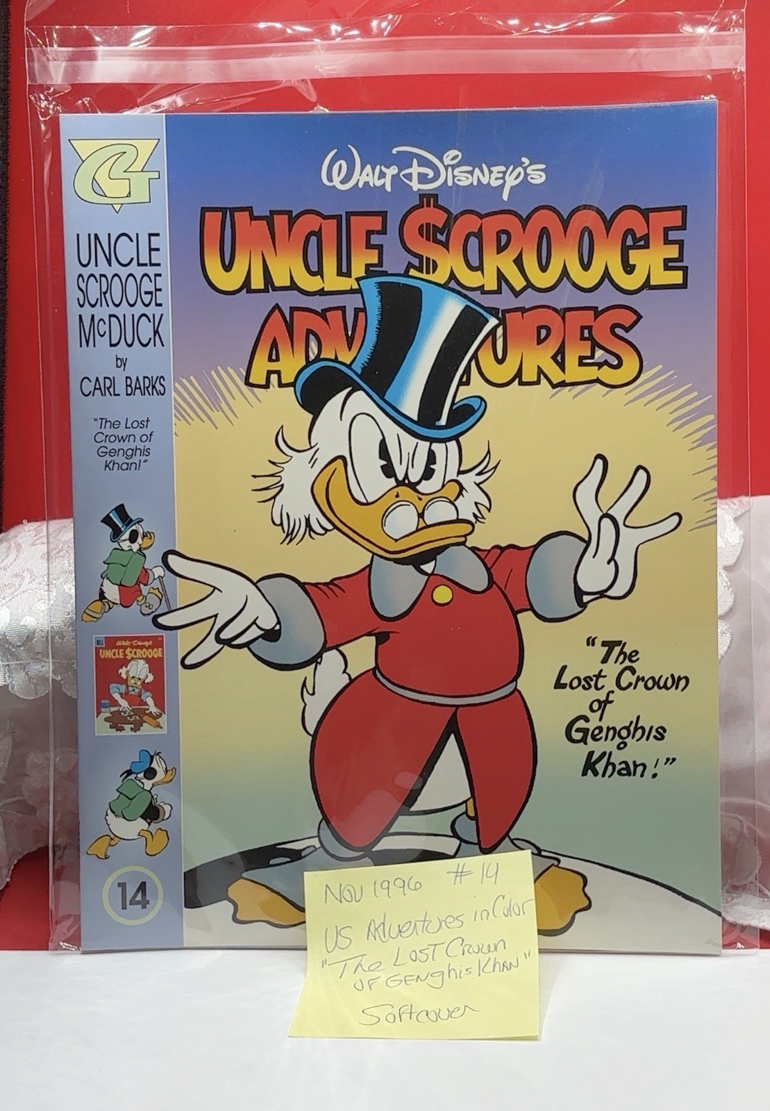 1996 Uncle Scrooge Adventures #14 The Lost Crown of Genghis Khan  VF Gladstone