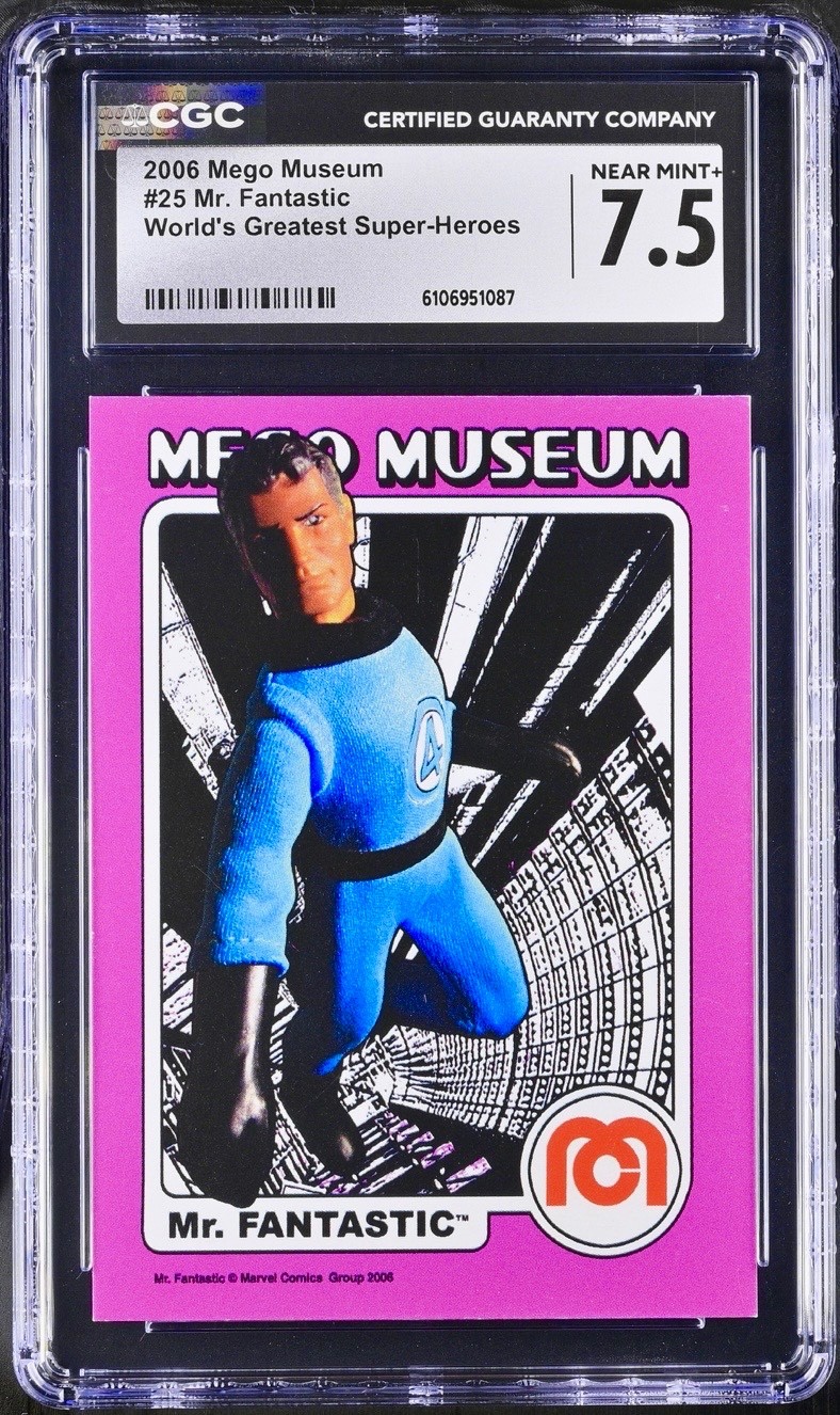 2006 MR. FANTASTIC Trading Card Mego Museum CGC7.5Pop1 Highest Comics Super-hero