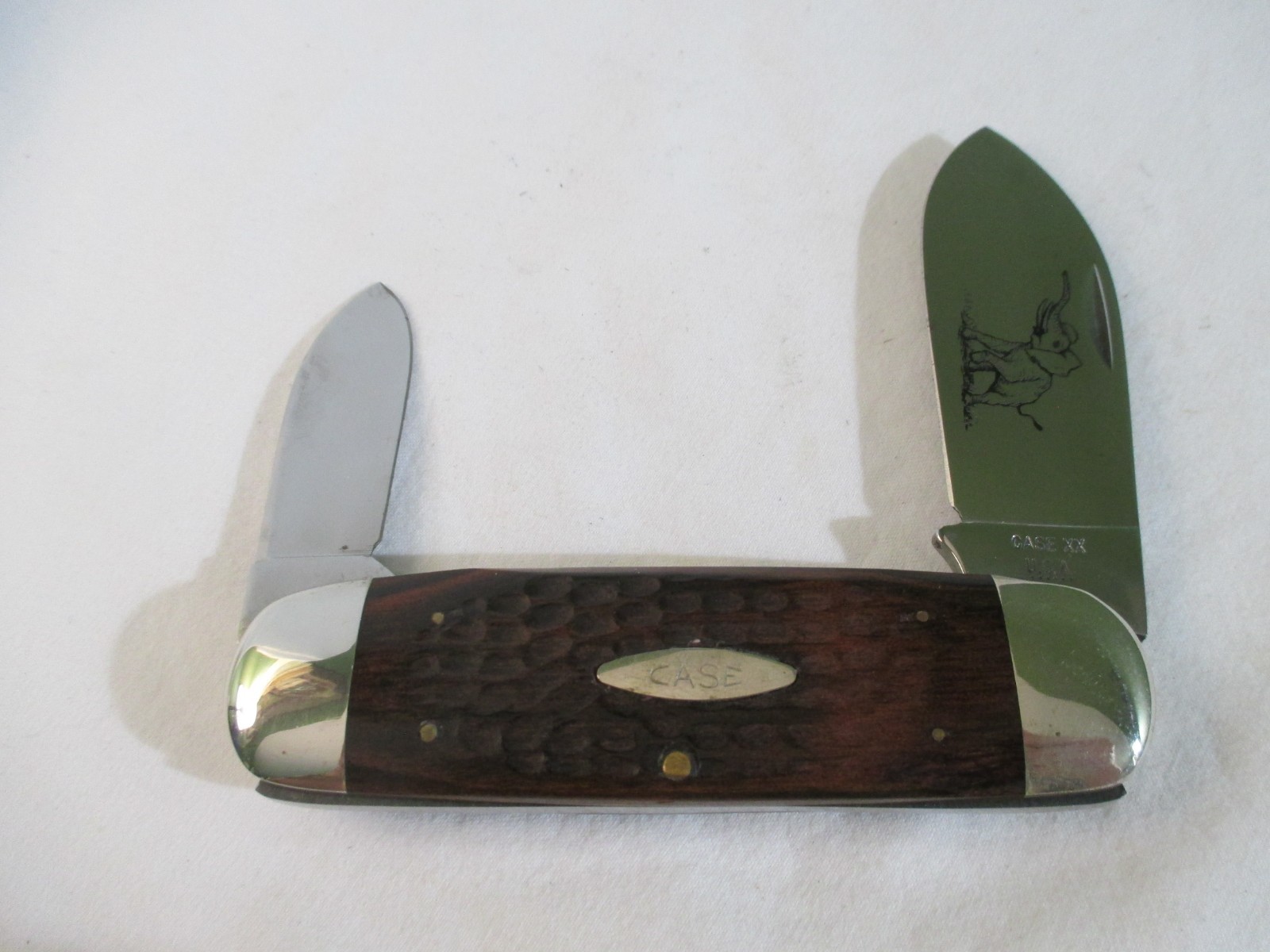 Case XX Vintage 1974 6 Dot Elephant toe with Etching 6250