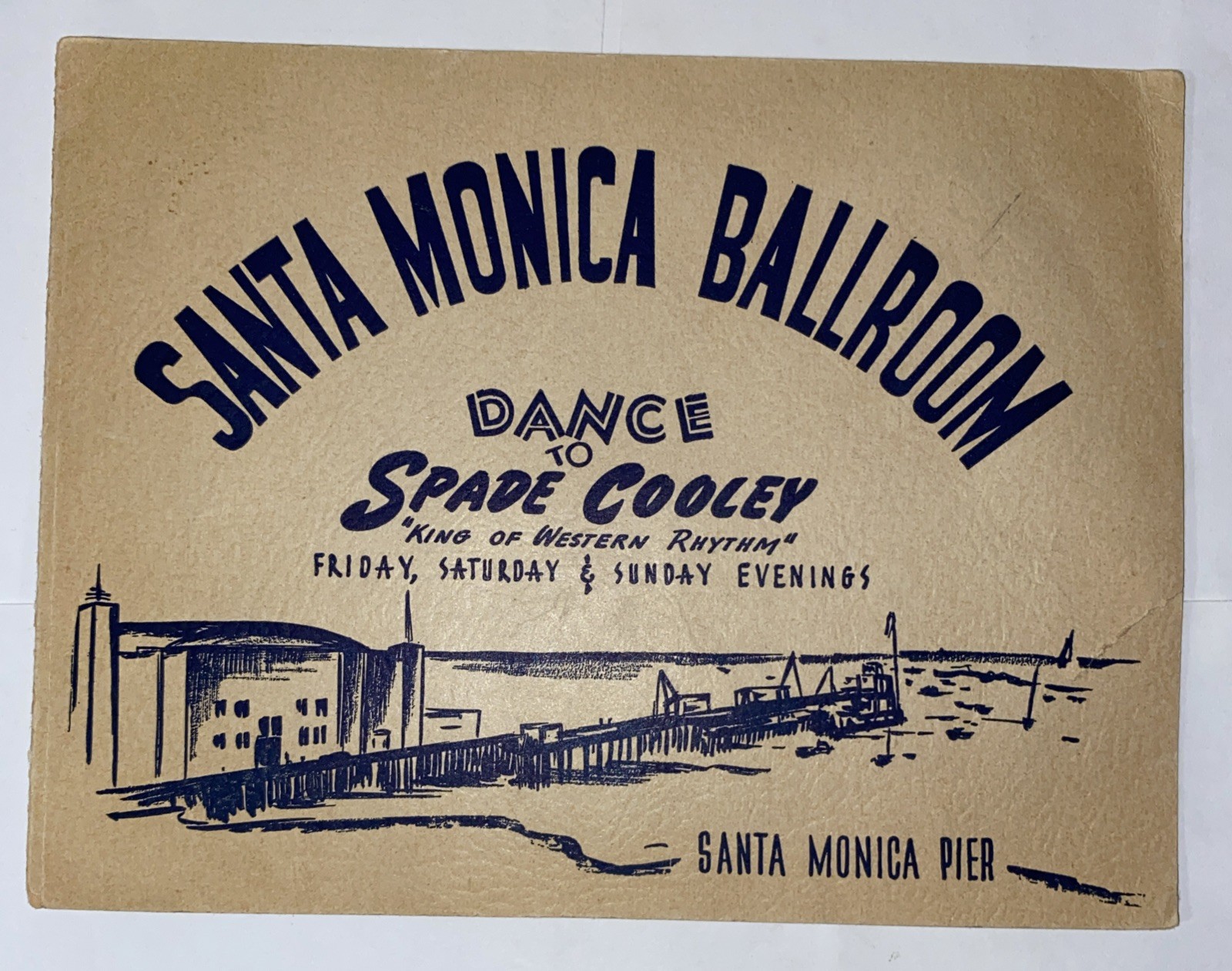 Spade Cooley Santa Monica Ballroom Photo 14 Signatures Noel Boggs Jimmy Wyble
