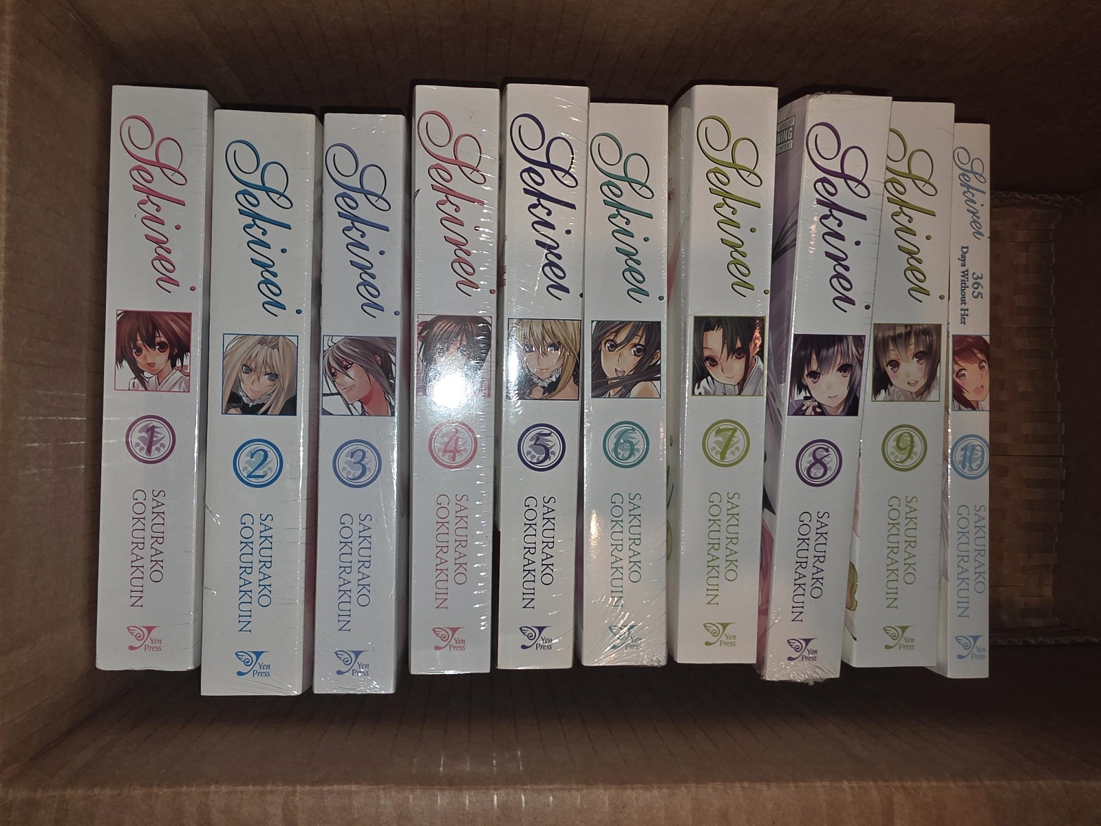 NEW Sekirei Manga Volumes 1-10 (English, Yen Press) RARE OOP READ 2 3 4 5 6 7
