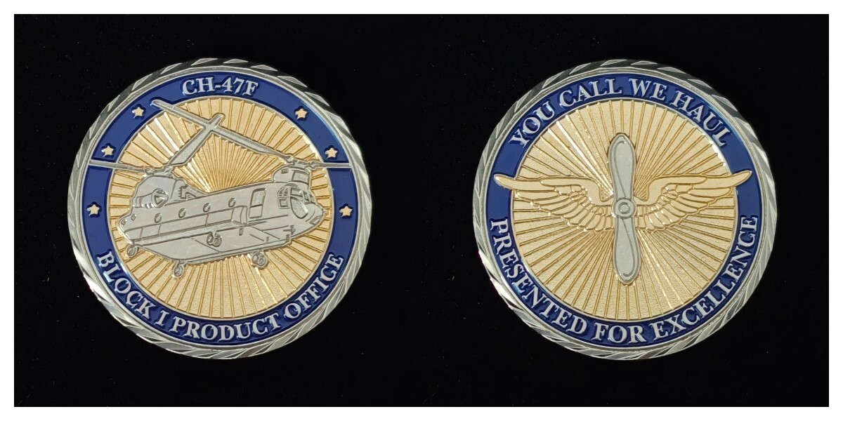 CH-47F Block I Product Office Excellence Challenge Coin 2#1