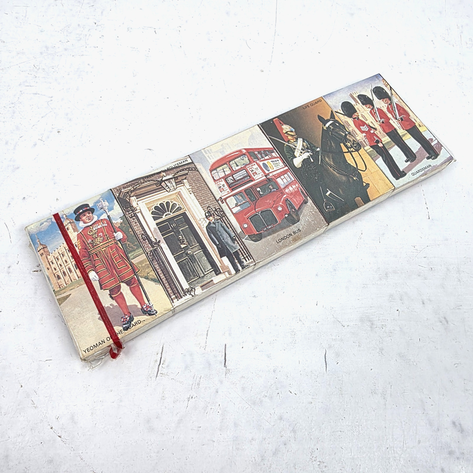 Vtg 60s London England Souvenir Match Boxes Set of 5 UK Collectibles Unused