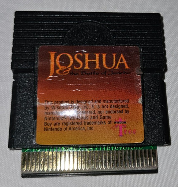 Joshua Battle of Jericho Cartridge Only Authentic Nintendo Game Boy Wisdom Tree