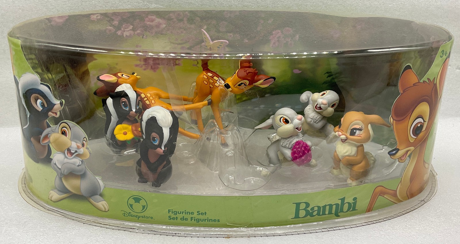 Disney Store Bambi 7 pieces  Figurine Set Playset ~ Please Read
