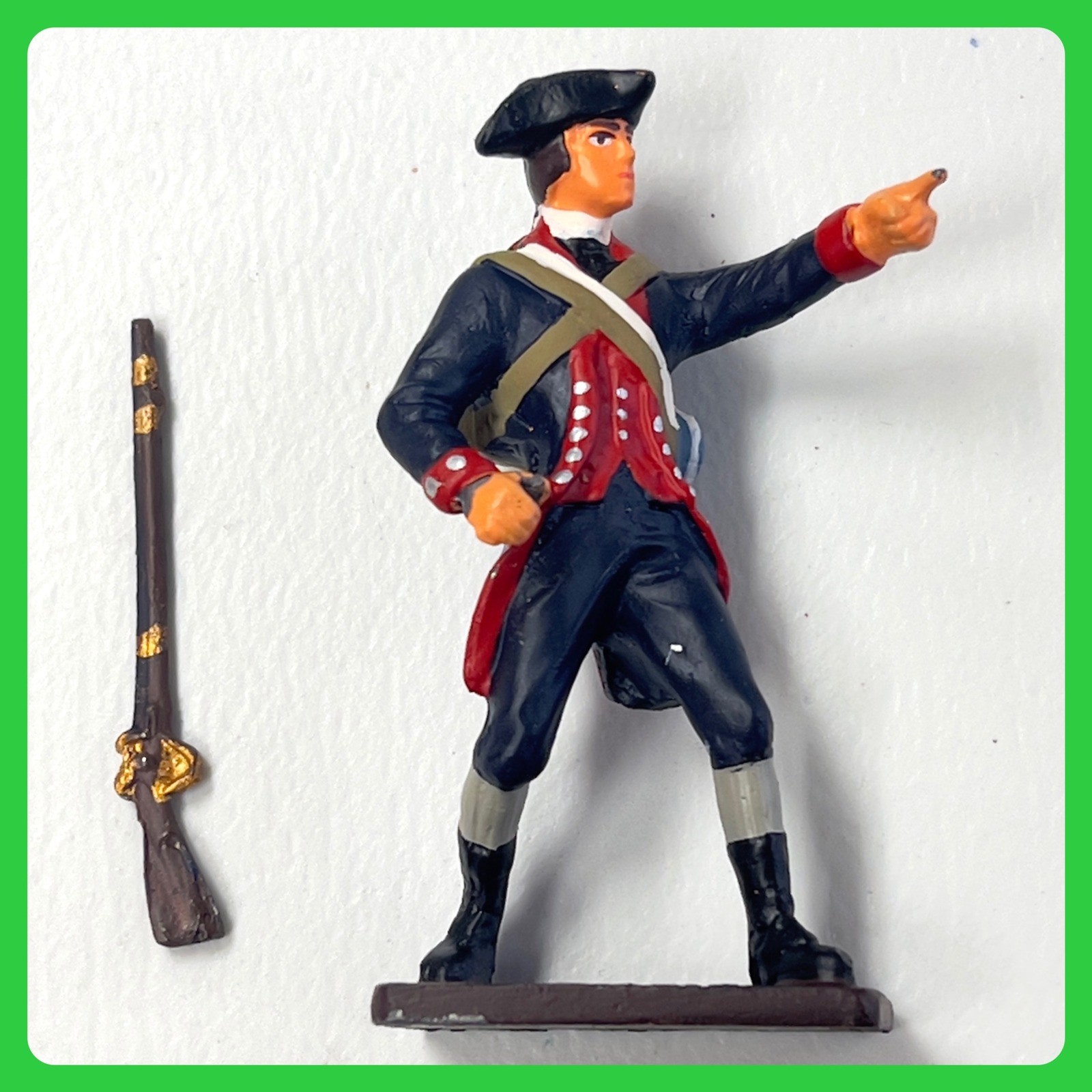 Vintage Reeves 1/32 Toy Soldier Revolutionary War Private Virginia ARW-8