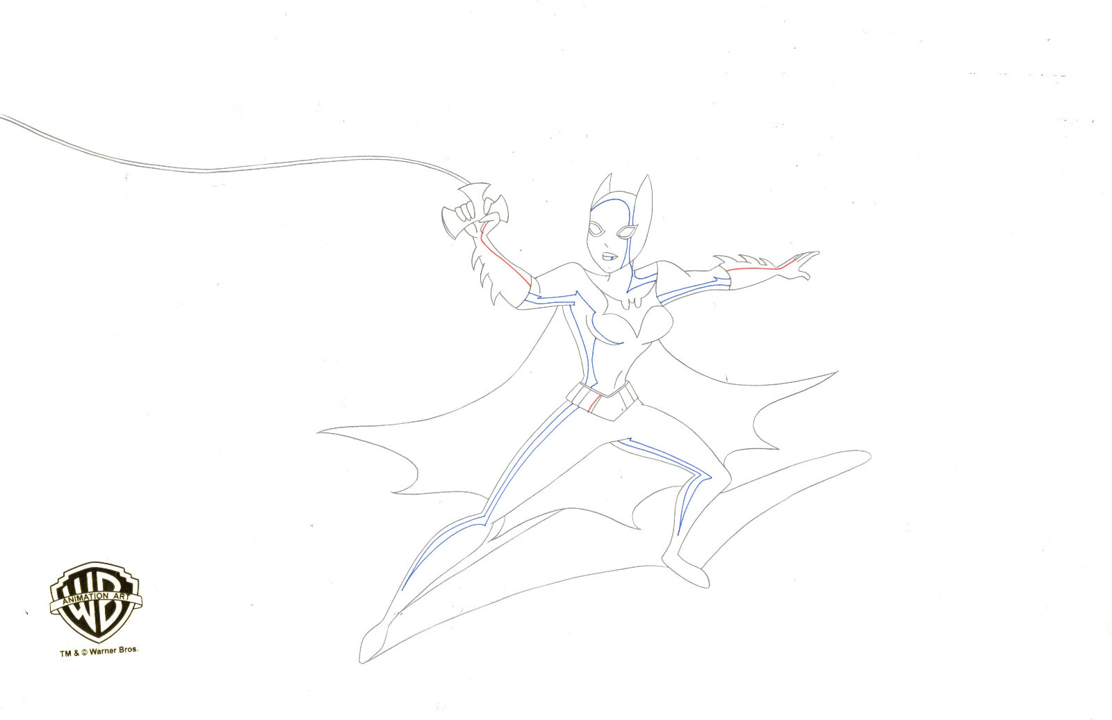 Batman:Mystery of the Batwoman- Original Production Drawing-- Batwoman