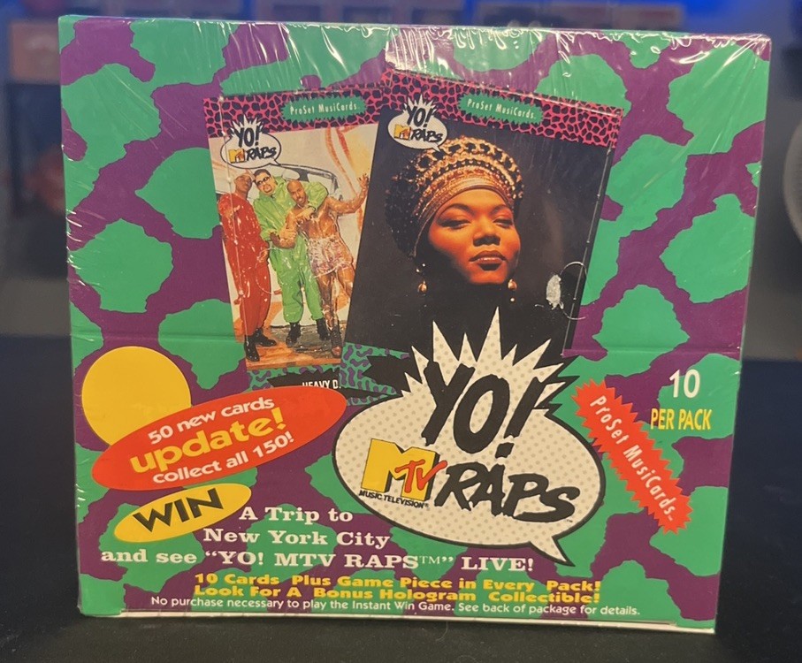 ProSet MusiCards 1991 Yo MTV Raps update Cards Box of 36 Packs New Unopened