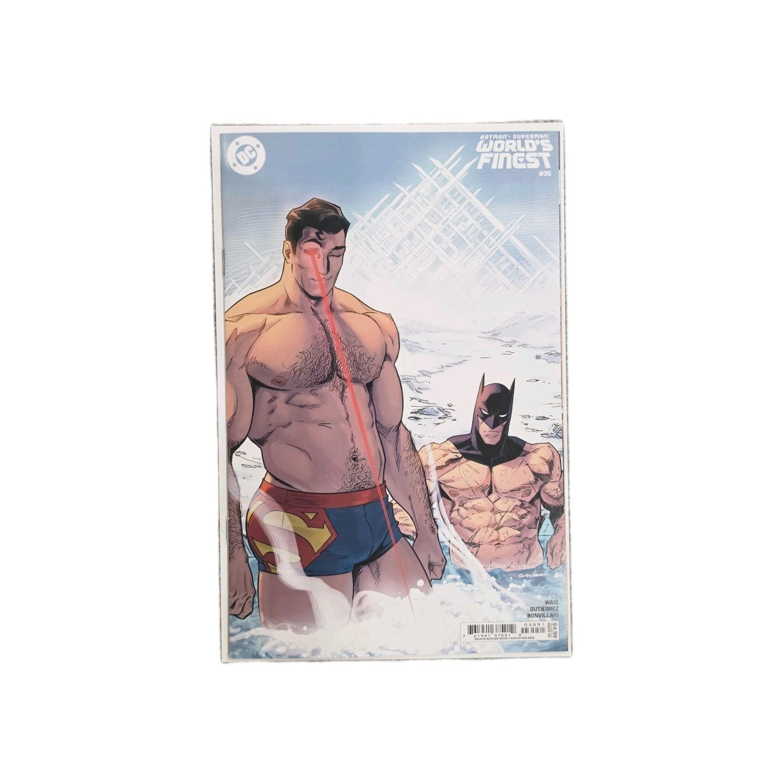 Batman Superman World's Finest #35 - Anka Sweater Weather Variant NM+ DC Comics