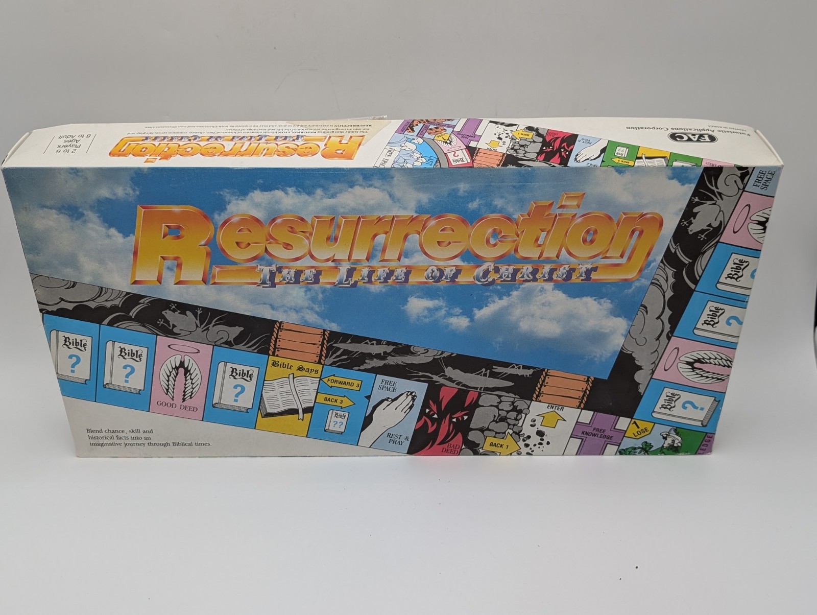 Resurrection The Life of Christ Board Game Christian Christianity 1989 FAC