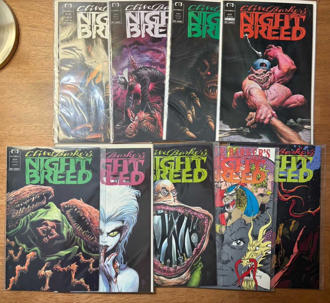Clive Barkers NIGHT BREED #3, #4, #6, #8, #9 & #9, #22, #24 NM Lot Of 9 Comics