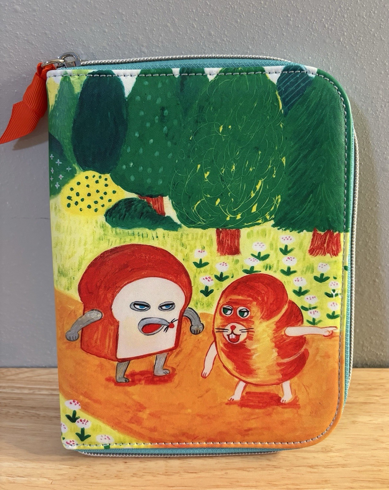“The Bread Thief” Storage Bag/Pouch With Zipper