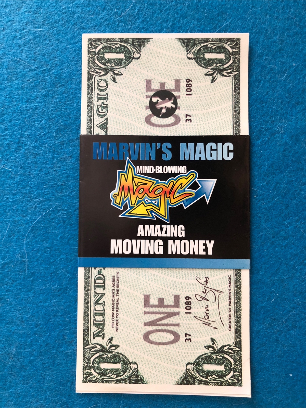 Vintage Marvin’s Magic Mind Blowing Magic -  Amazing Moving Money - Rare New