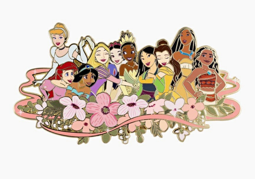 Pink a la Mode PALM Disney Princess Jumbo Collectible Pin LE 500 PRE ORDER CONF