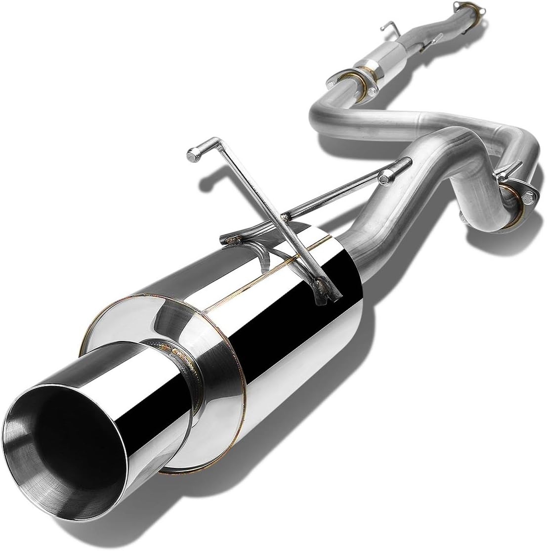 DNA MOTORING CBE-HC922-NRT Stainless Steel Mid-to-Rear Exhaust System