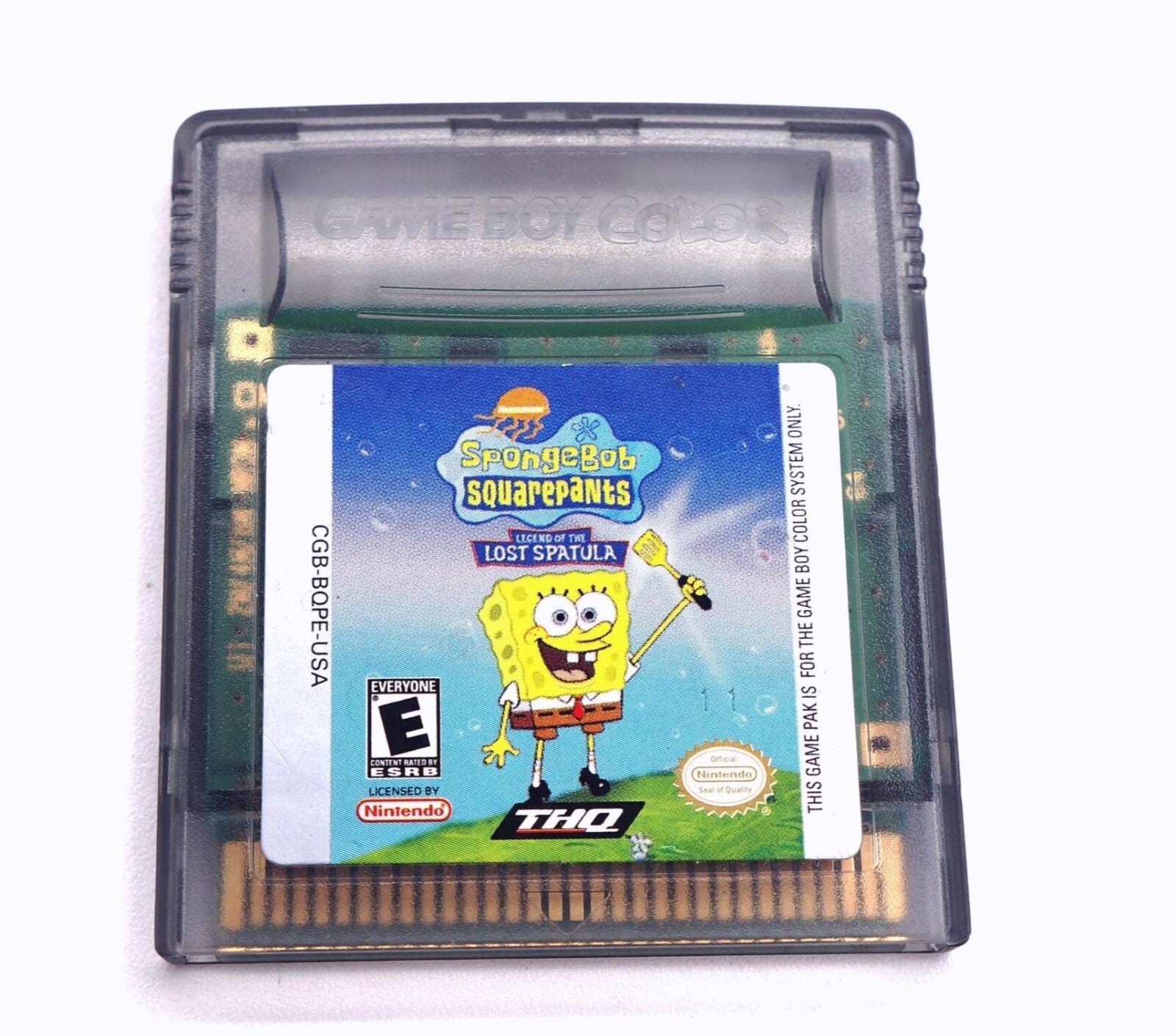 SpongeBob Squarepants Legend of the Lost Spatula Game Boy Color Tested & Works
