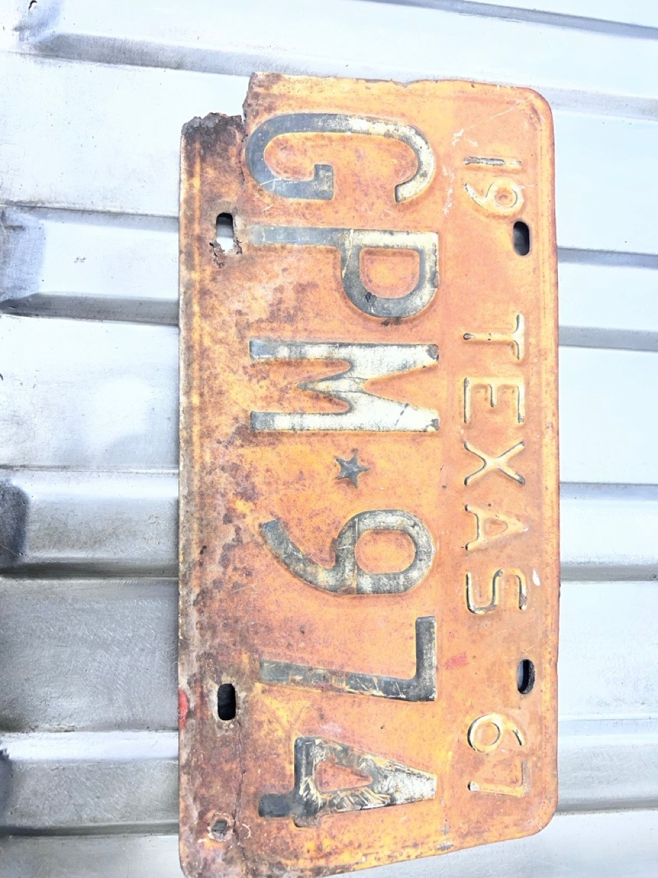 1967 texas plates