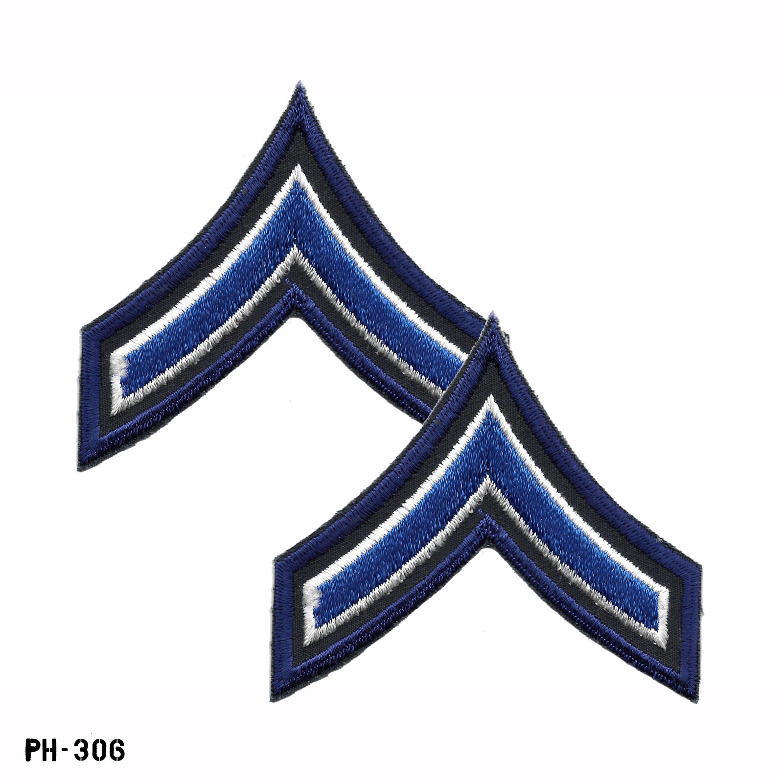 Private Chevron Sleeve Patches ~ NEW Gemsco USA