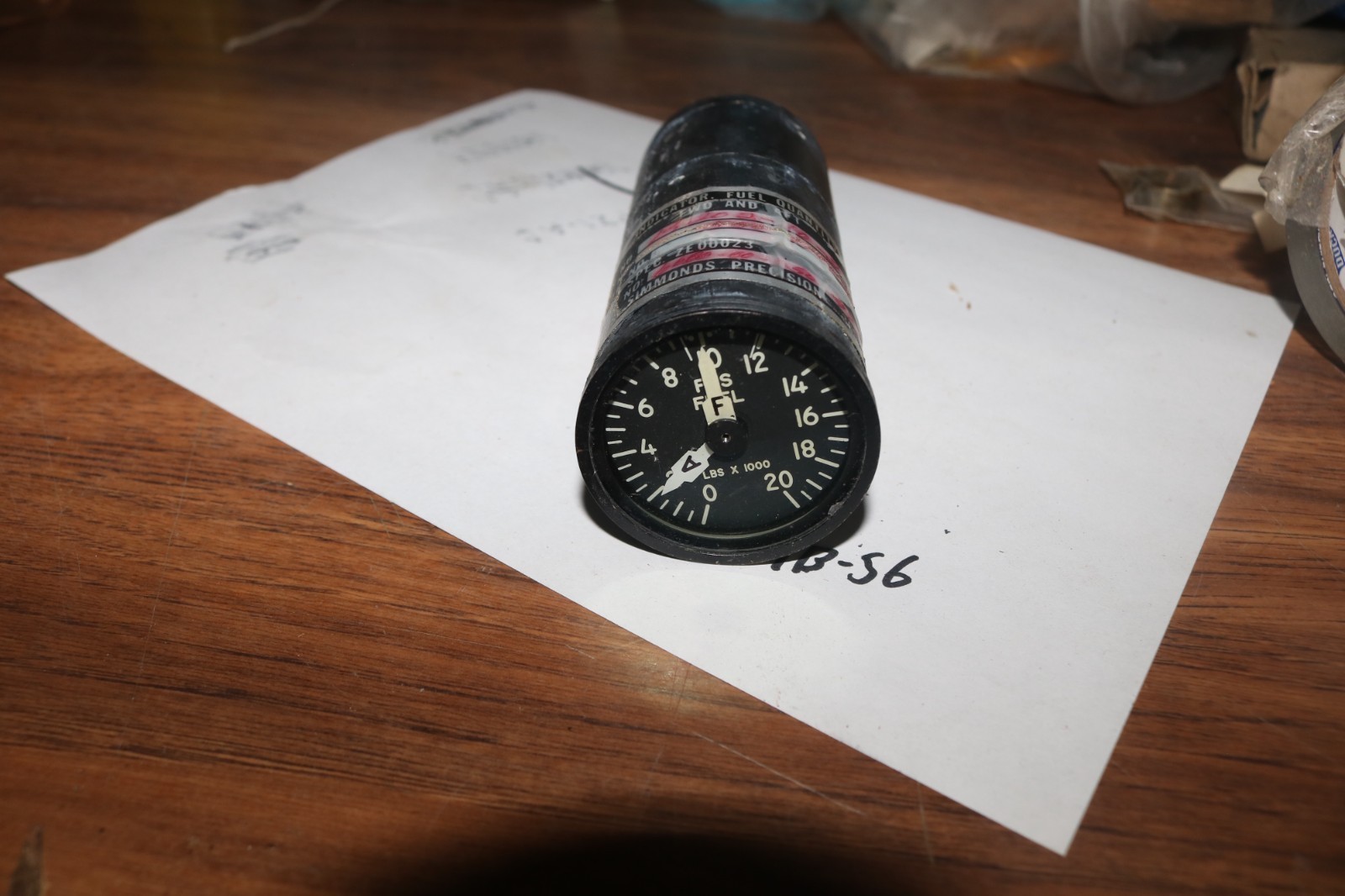 Vintage F-111 Aardvark Fus Fuel gauge indicator great shape