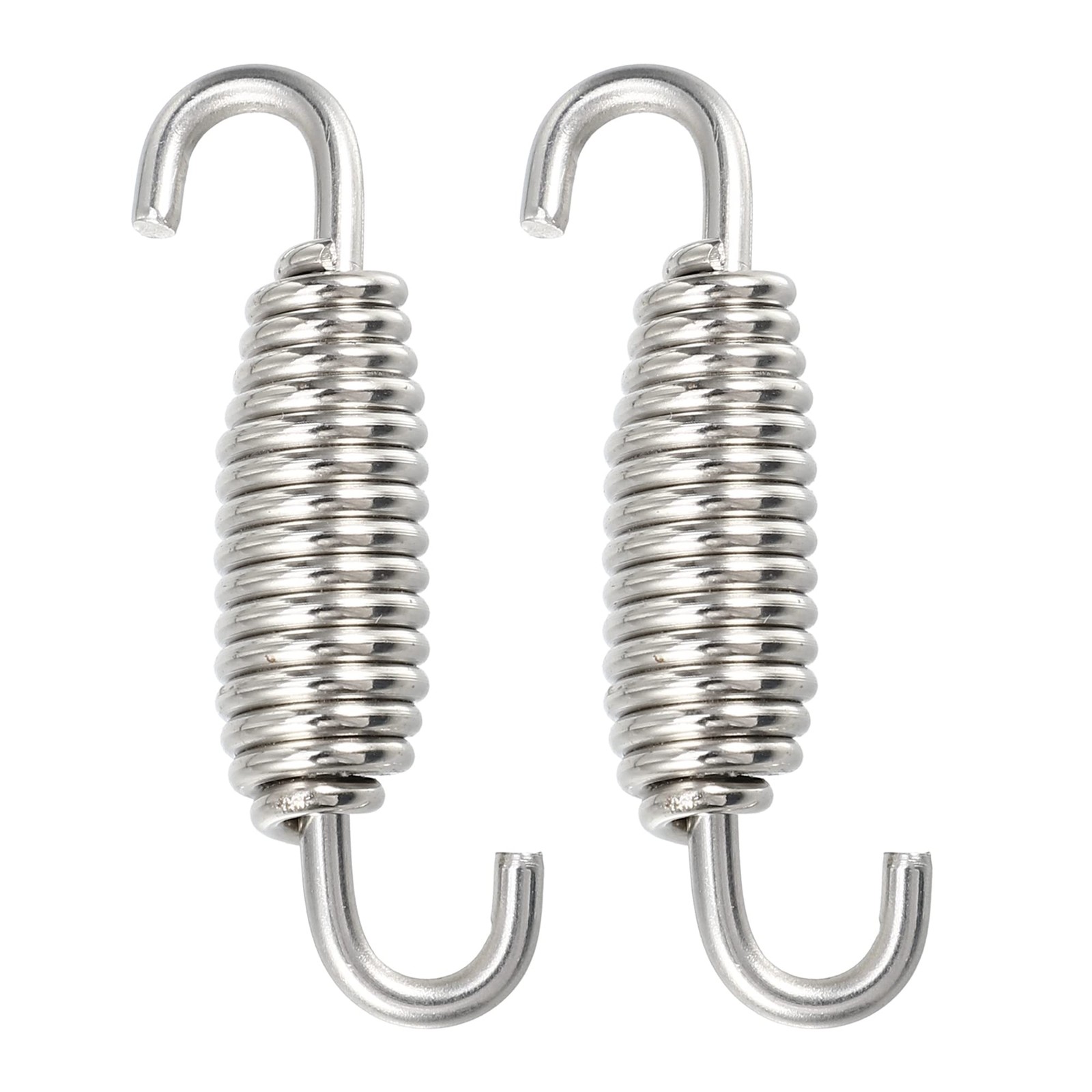 X AUTOHAUX 2 Pcs Motorcycles Universal Exhaust Pipe Spring 55mm 2.17\