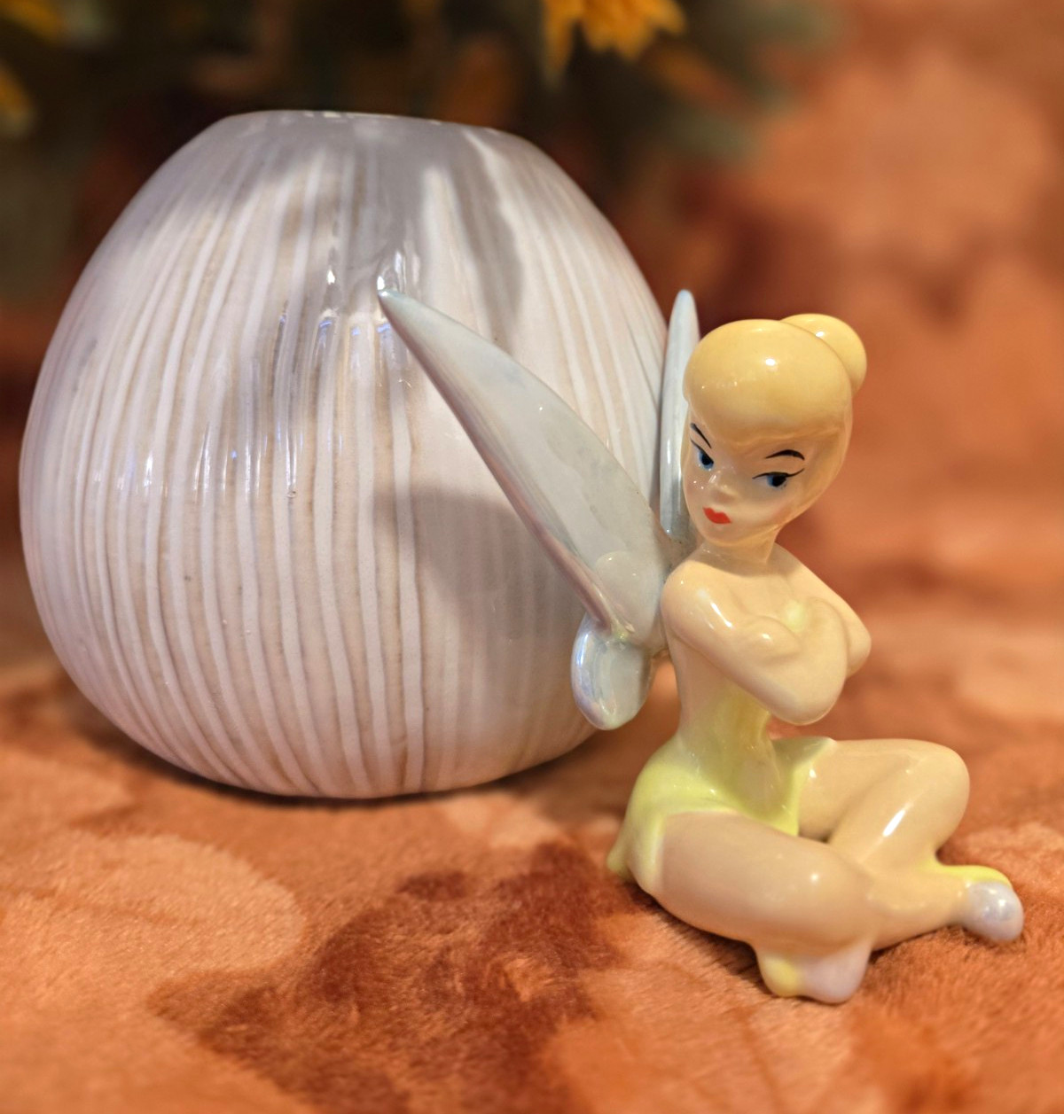 Disney Tinkerbell Vintage Pouty Face Rare Collectible Crossed Legs/Arms
