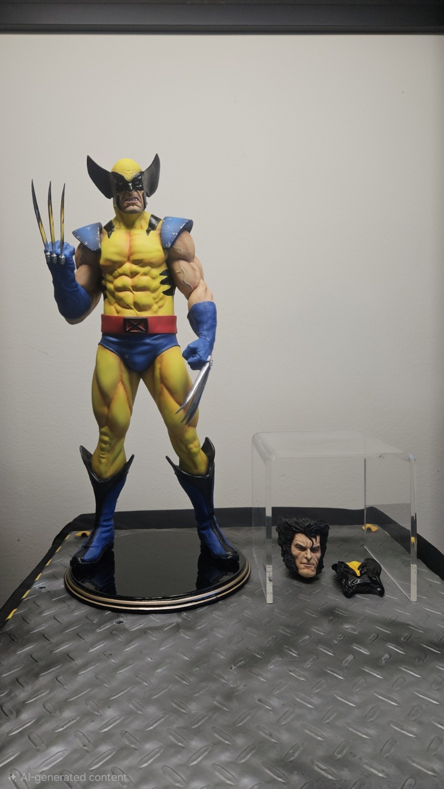 Custom Yellow Wolverine Statue  1/4 $700