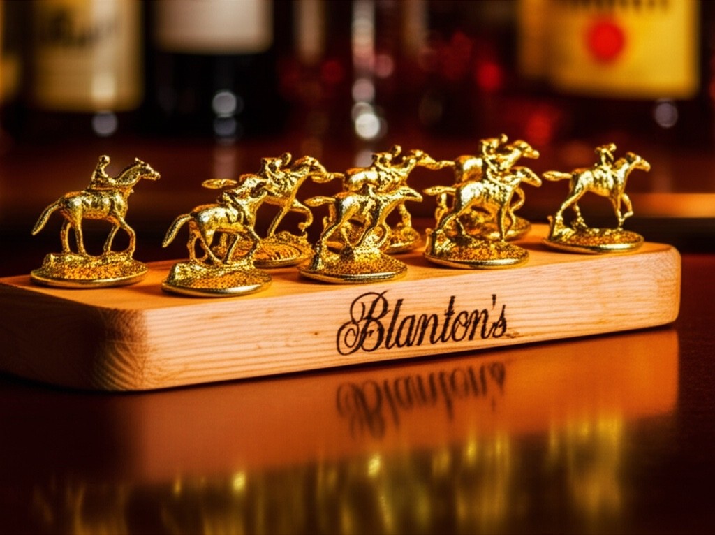 Blanton's Bourbon Horse Cork Stopper Display- Small Compact Size