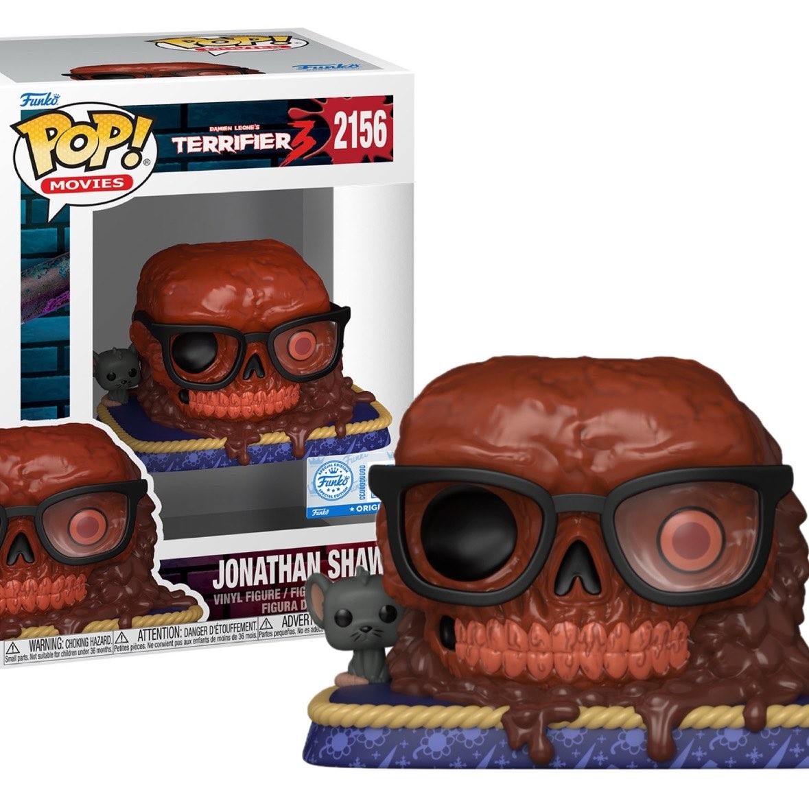 Funko Pop Jonathan Shaw #1948 Terrifier 3 Exclusive Vinyl + Protector PRESALE