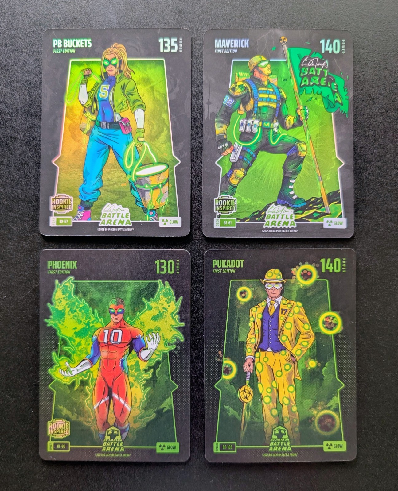 Bo Jackson Battle Arena Glow Lot Pb Buckets Cooper Flagg 💚🔥💚🔥💚🔥💚