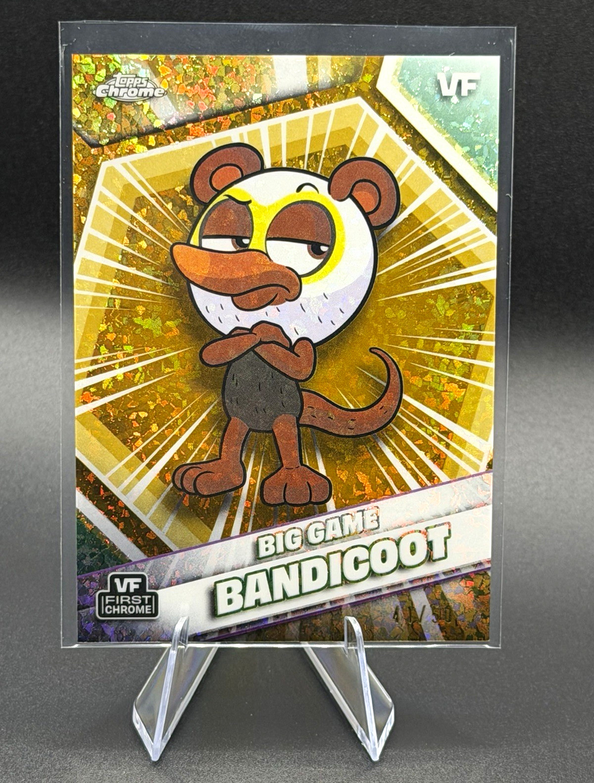 Big Game Bandicoot - VeeFriends 2026 Topps Chrome - Gold Mini Diamond  /50 🔥