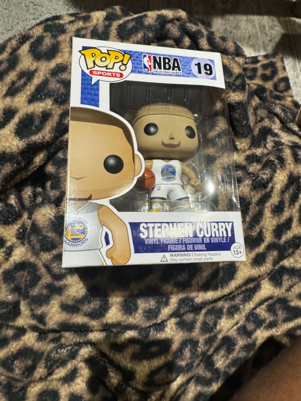Funko Pop Vinyl Stephen Curry NBA Basketball Sports #19 Figure