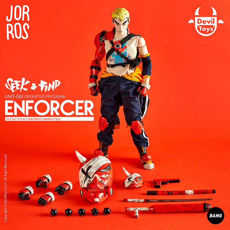New Stock DEVIL TOYS 1/6 ENFORCER UNIT-088 Limited Collectible Action Figure