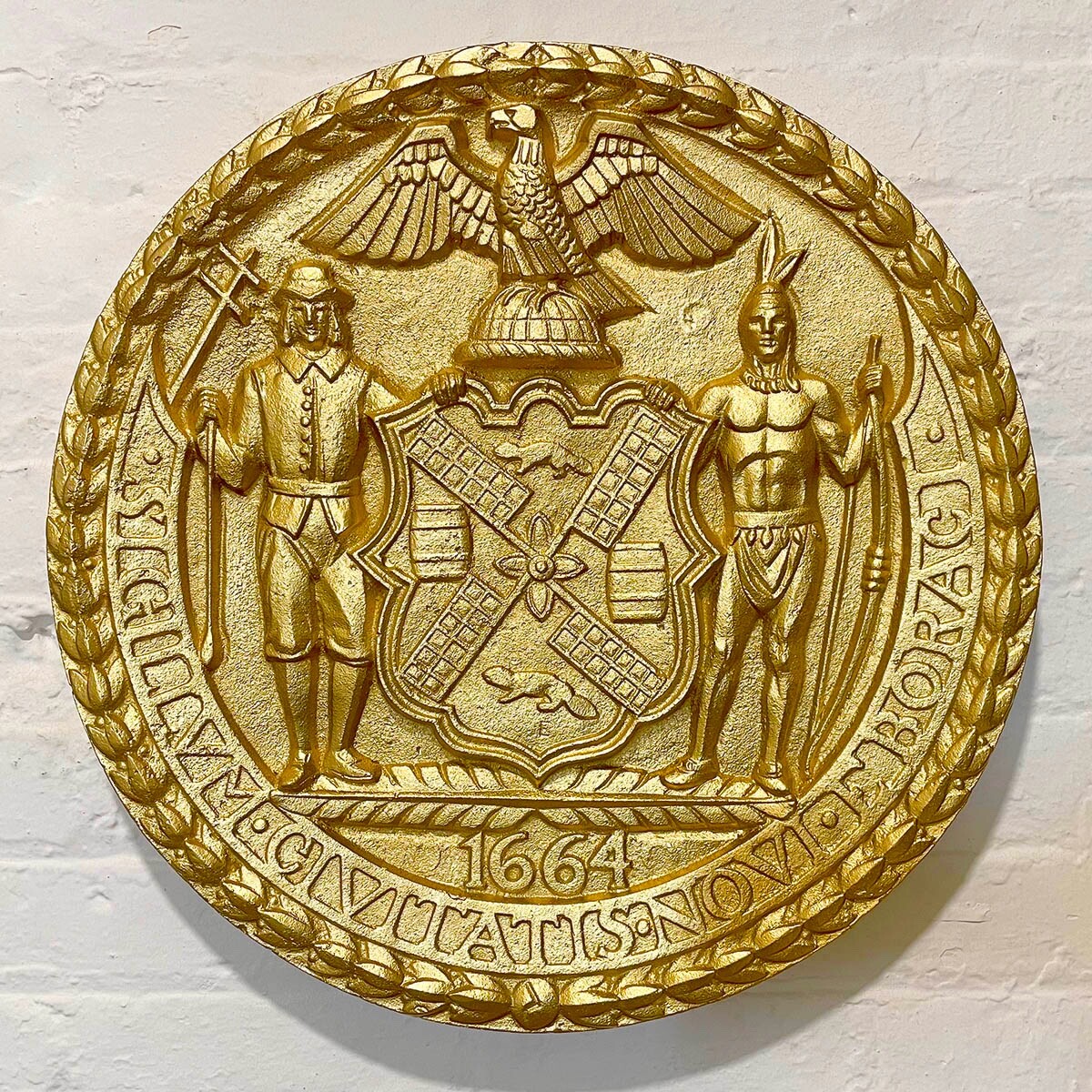 SEAL OF THE  CITY OF NEW YORK  FROM THE WEST SIDE ELEVATED HIGHWAY