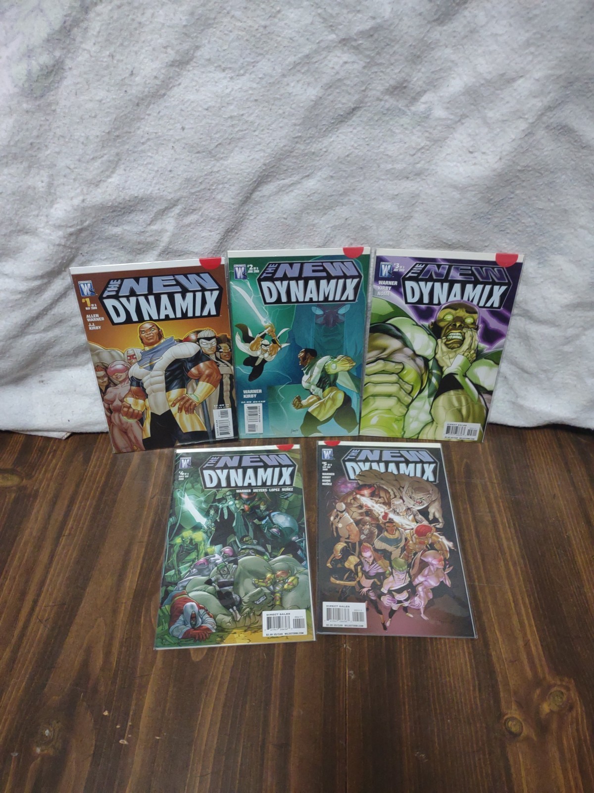NEW DYNAMIX #1-5 COMPLETE SET Comic Book WILDSTORM 2008 ALLEN WARNER JJ KIRBY