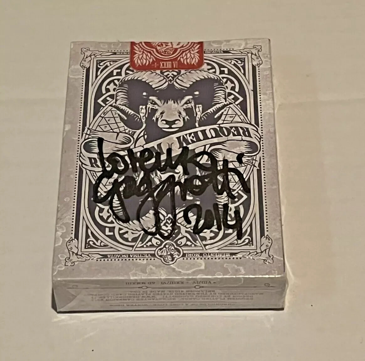 Requiem Winter Playing Cards SIGNED by Stockholm17 - Brand New & Sealed