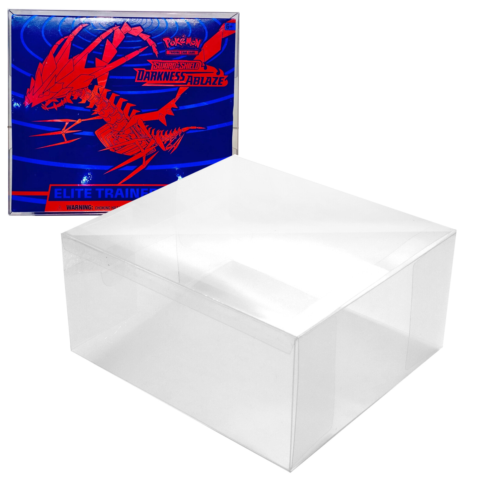 5x Box Protector For POKEMON ELITE TRAINER Boxes. ETB Clear Display Case