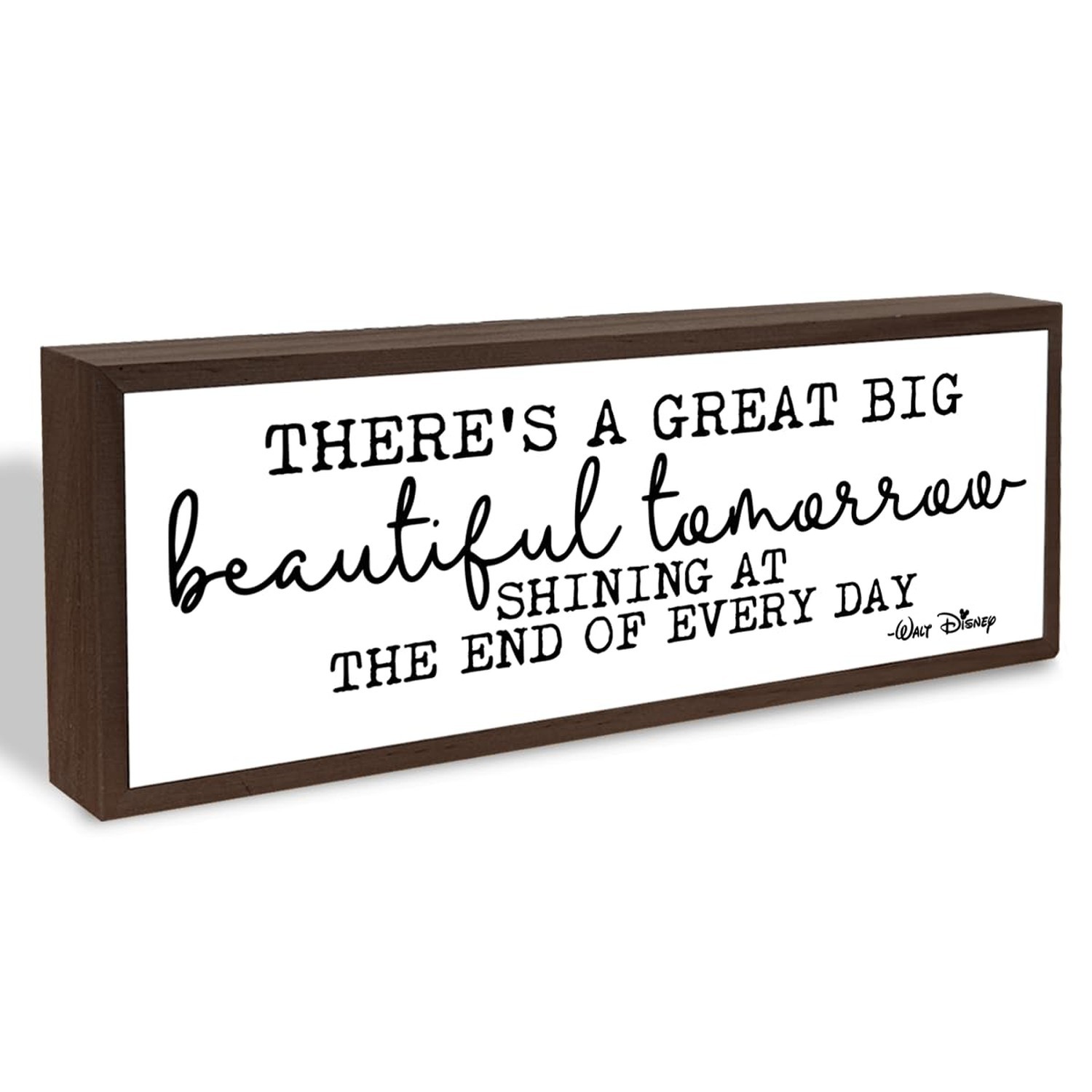 There\'s A Great Big Beautiful Tomorrow Sign, Positive Decoration Sign Gift, I...
