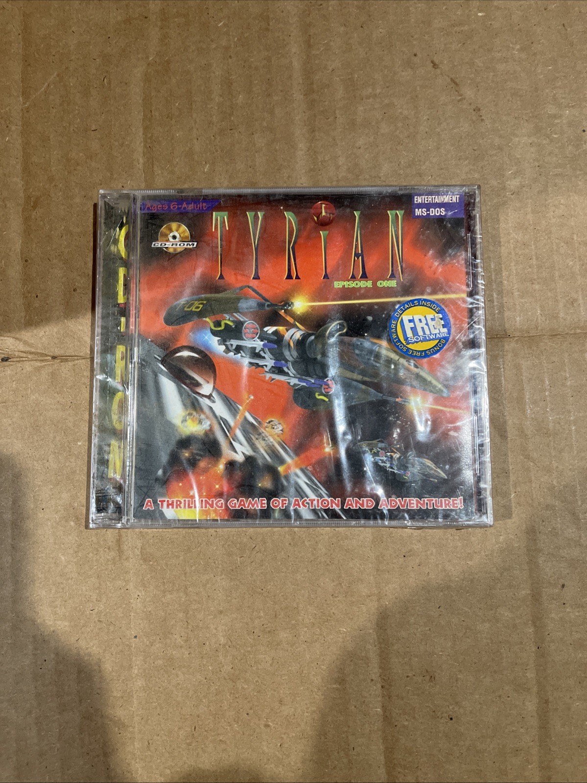 TYRIAN Episode One- Epic B&M CD-ROM- Intense Arcade Action -RARE PC GRAIL SEALED