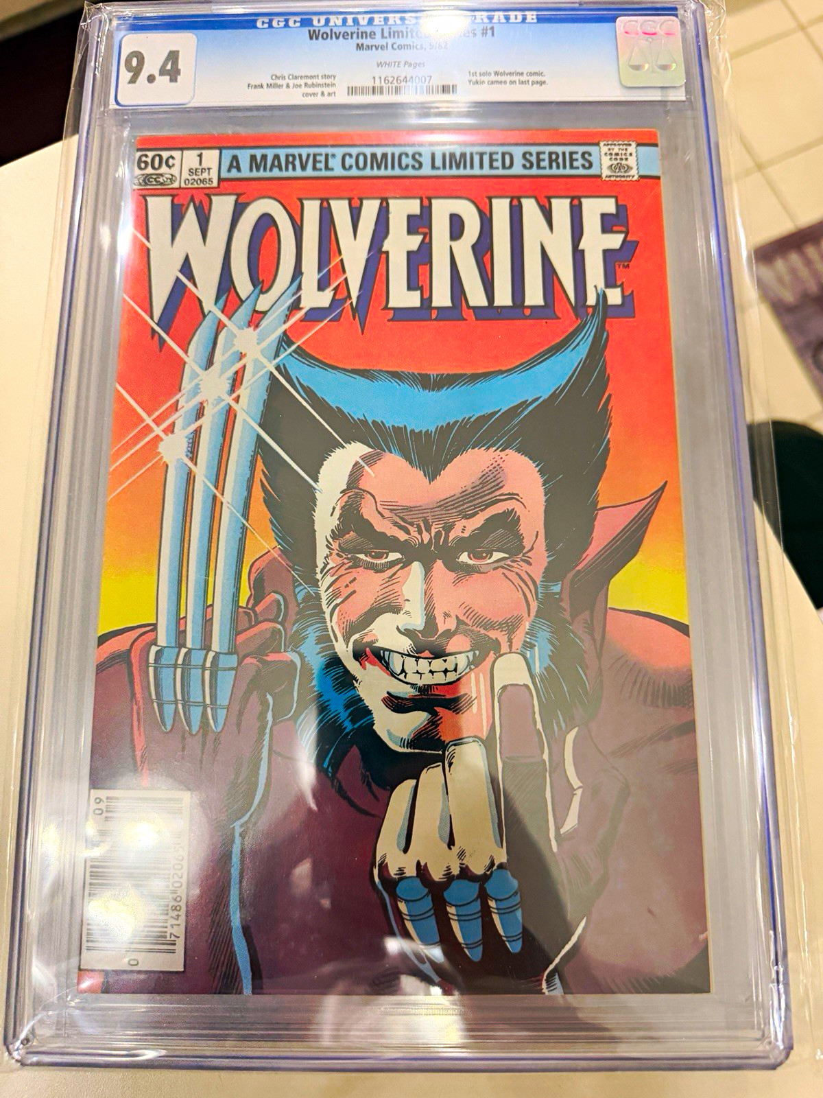 Marvel Wolverine Limited Series #1 CGC 9.4 Bronze Age 1982 1st Edition