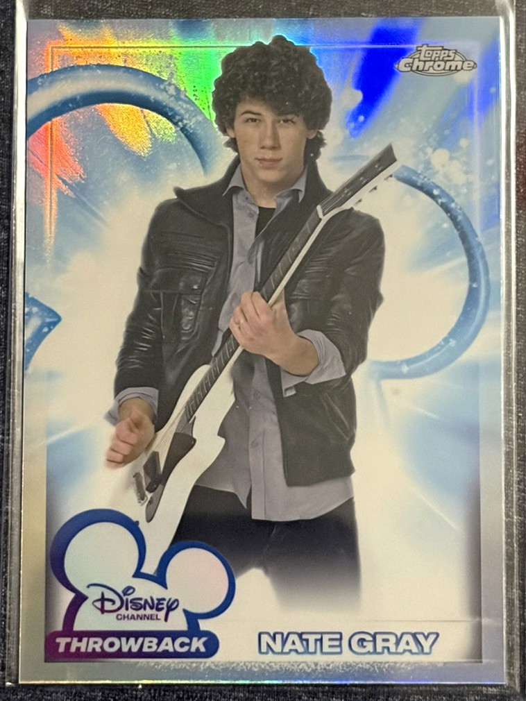 Topps 2026 Disney Channel Throwback Camp Rock DC-12 Nate Gray Trading Card Jonas