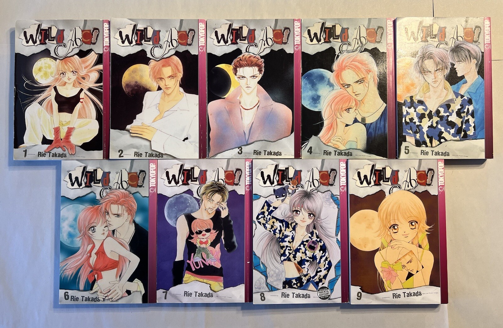 Wild Act Vol 1-9 Manga 💜 Tokyopop Romance English Rie Takada 2 3 4 5 6 7 8