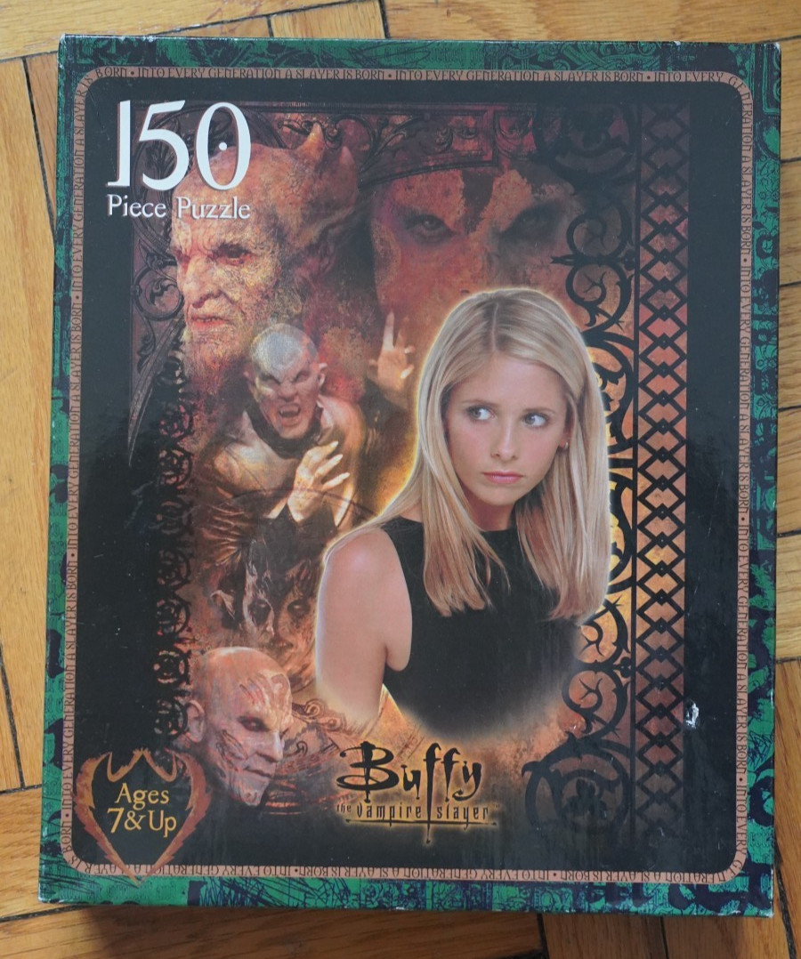 VINTAGE BUFFY THE VAMPIRE SLAYER 150 PIECE PUZZLE THE MASTER HASBRO MB 90'S 00'S