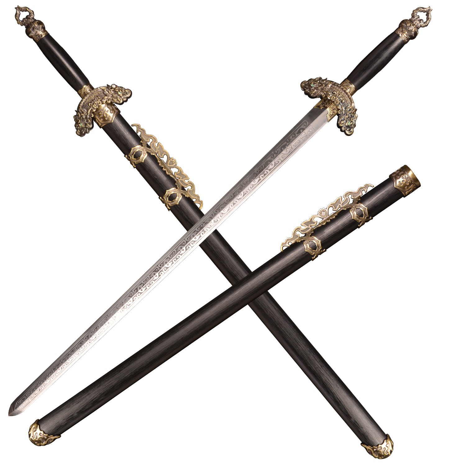 39.4in Qingming Sword/Martial Arts Sword Carbon Steel /Collection/Decoration