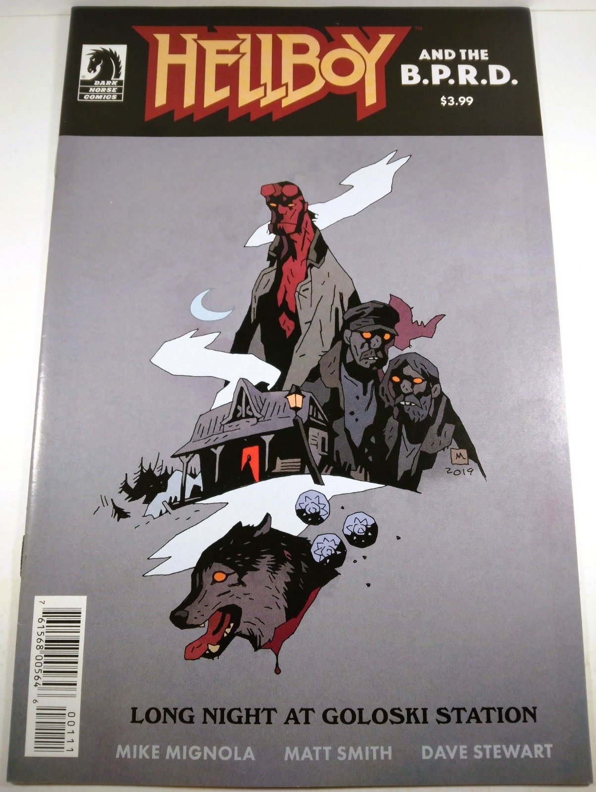 💥💀 HELLBOY AND THE B.P.R.D LONG NIGHT AT GOLOSKI STATION #1 DARK HORSE 2019 0