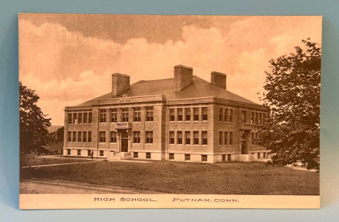 Putnam, CT High School Postcard c.1910 - The Alberttype Co.
