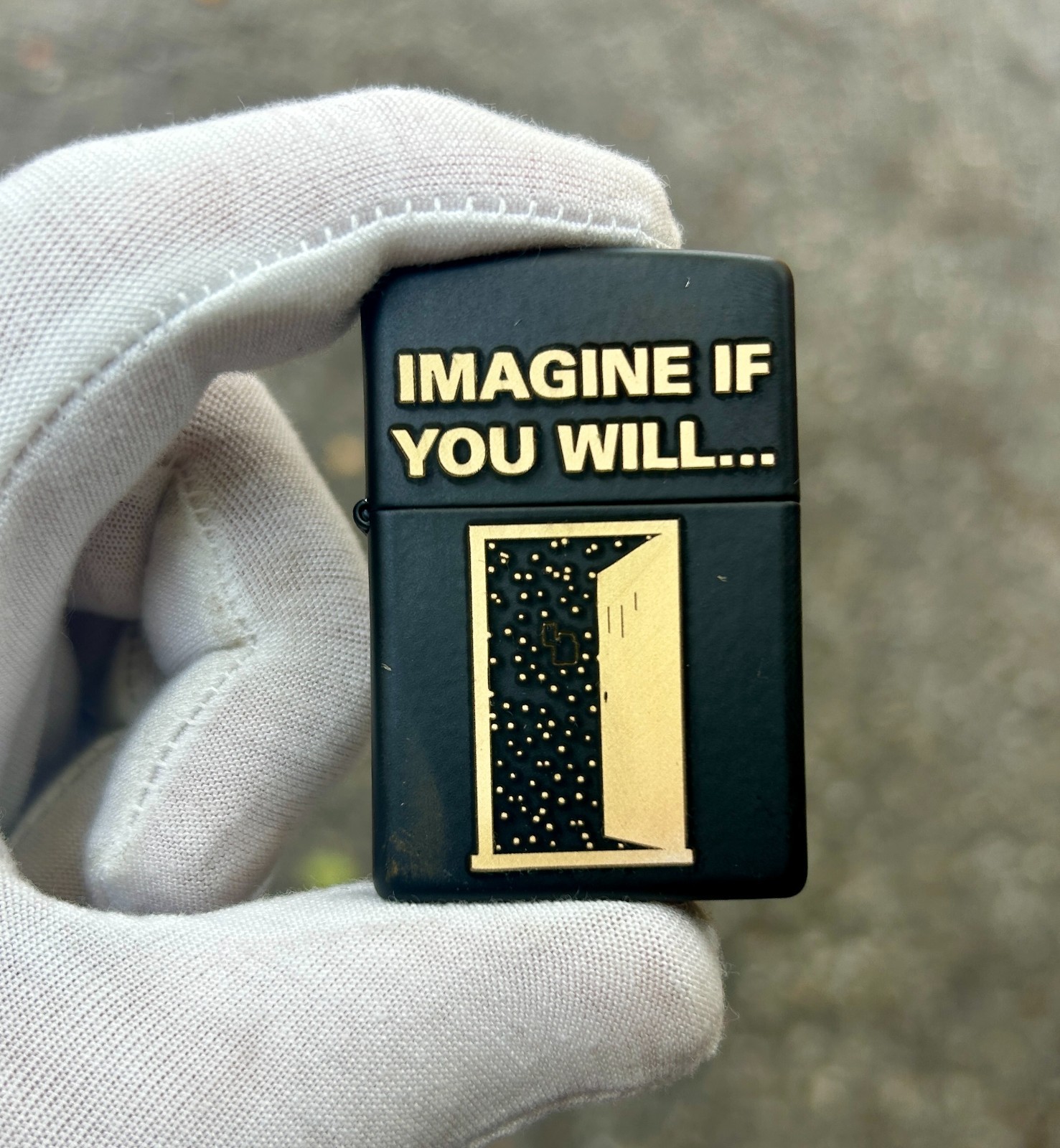The Twilight Zone Theme Custom Engraved Black Matte Zippo Lighter  | Made in USA