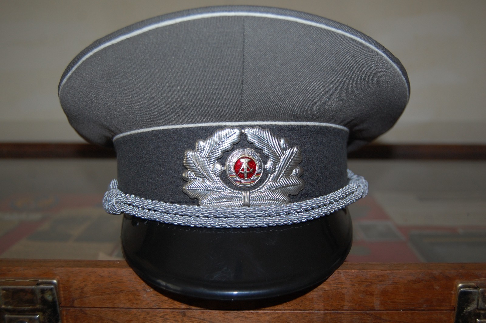 Original East German Army Officer  Visor in Unissued Condition
