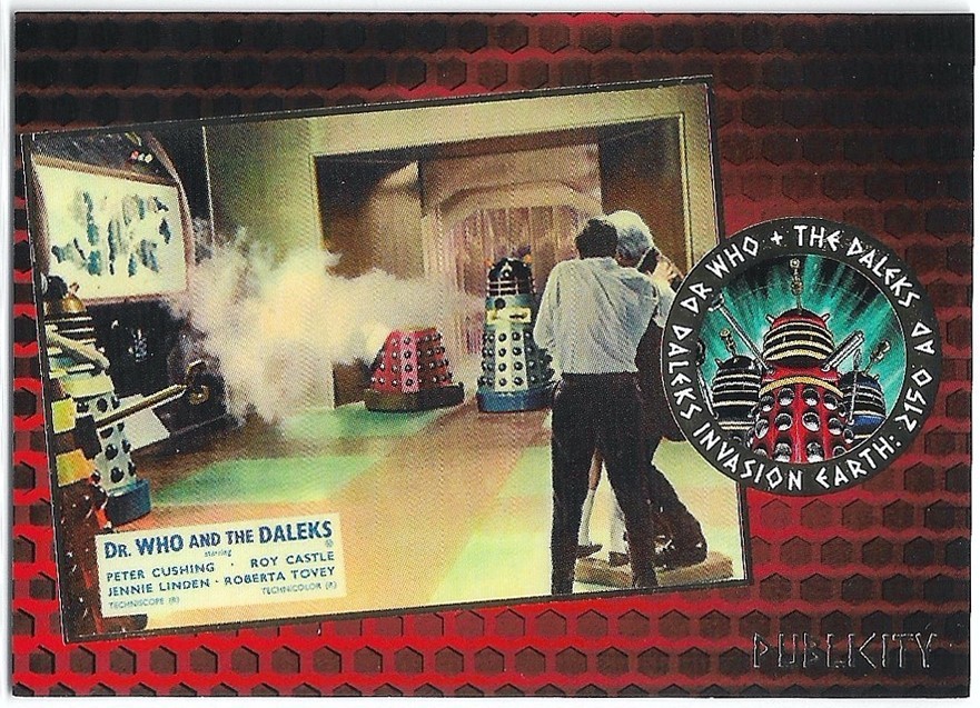Doctor Who & Daleks Invasion Earth 2150AD (2014) ~ GOLD FOIL Insert Card F5